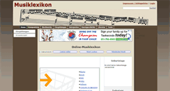 Desktop Screenshot of musiklexikon.net