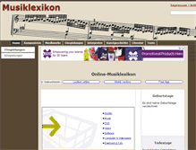 Tablet Screenshot of musiklexikon.net